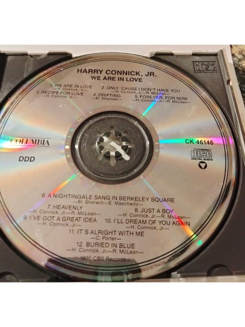 Harry Connick Jr We Are In Love Music CD Columbia 1990 Vocal Jazz Album - Picture 4 of 7